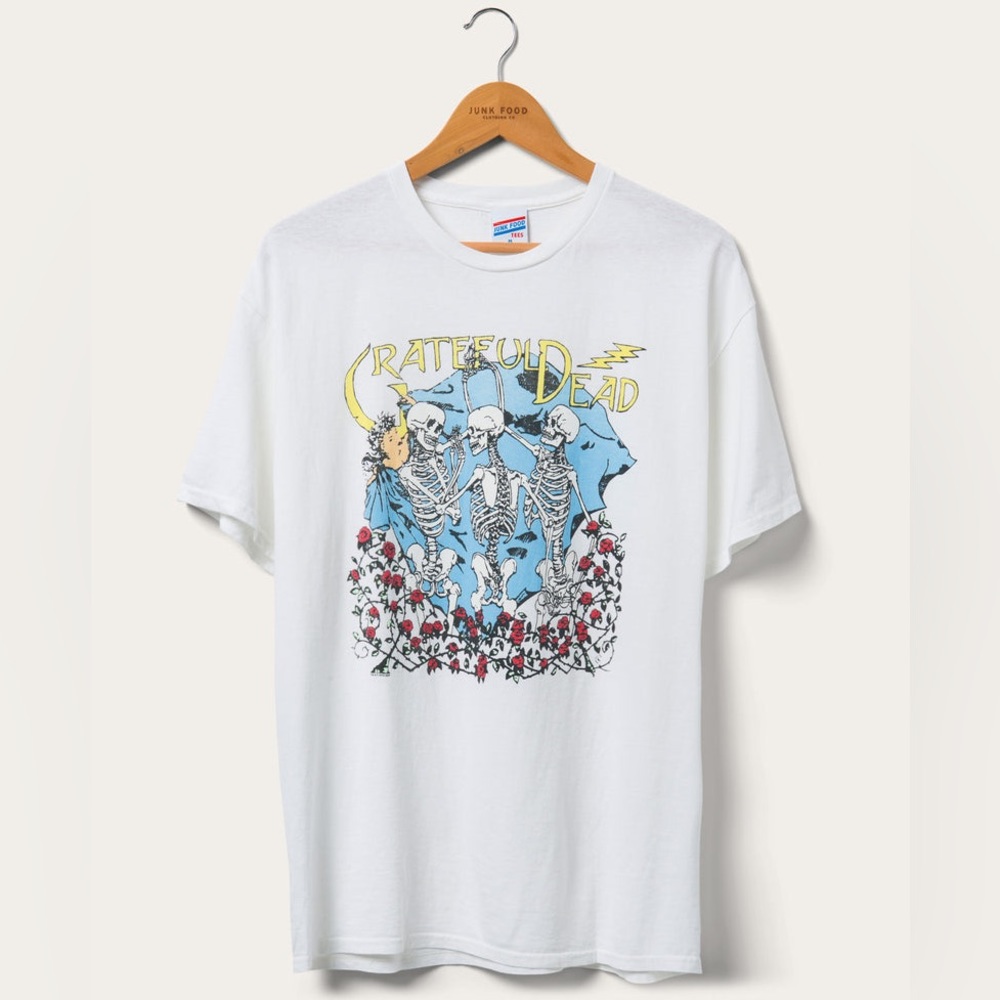 UO Junk Food Tees Grateful Dead Band T-Shirt